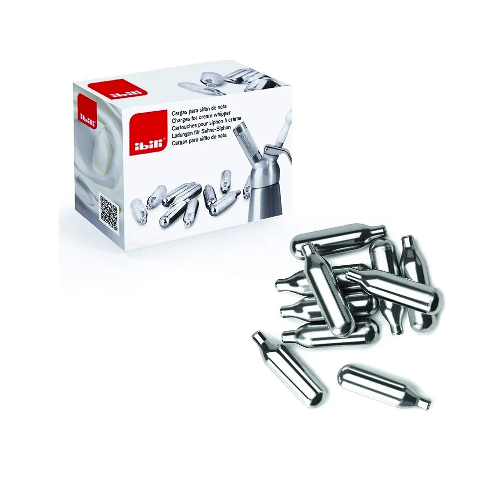 Bricolemar IBILI Lot De 12 Paquets De 10 Chargeurs Pour Siphon Nata Ibili Kabra - 120 Recharges Originales