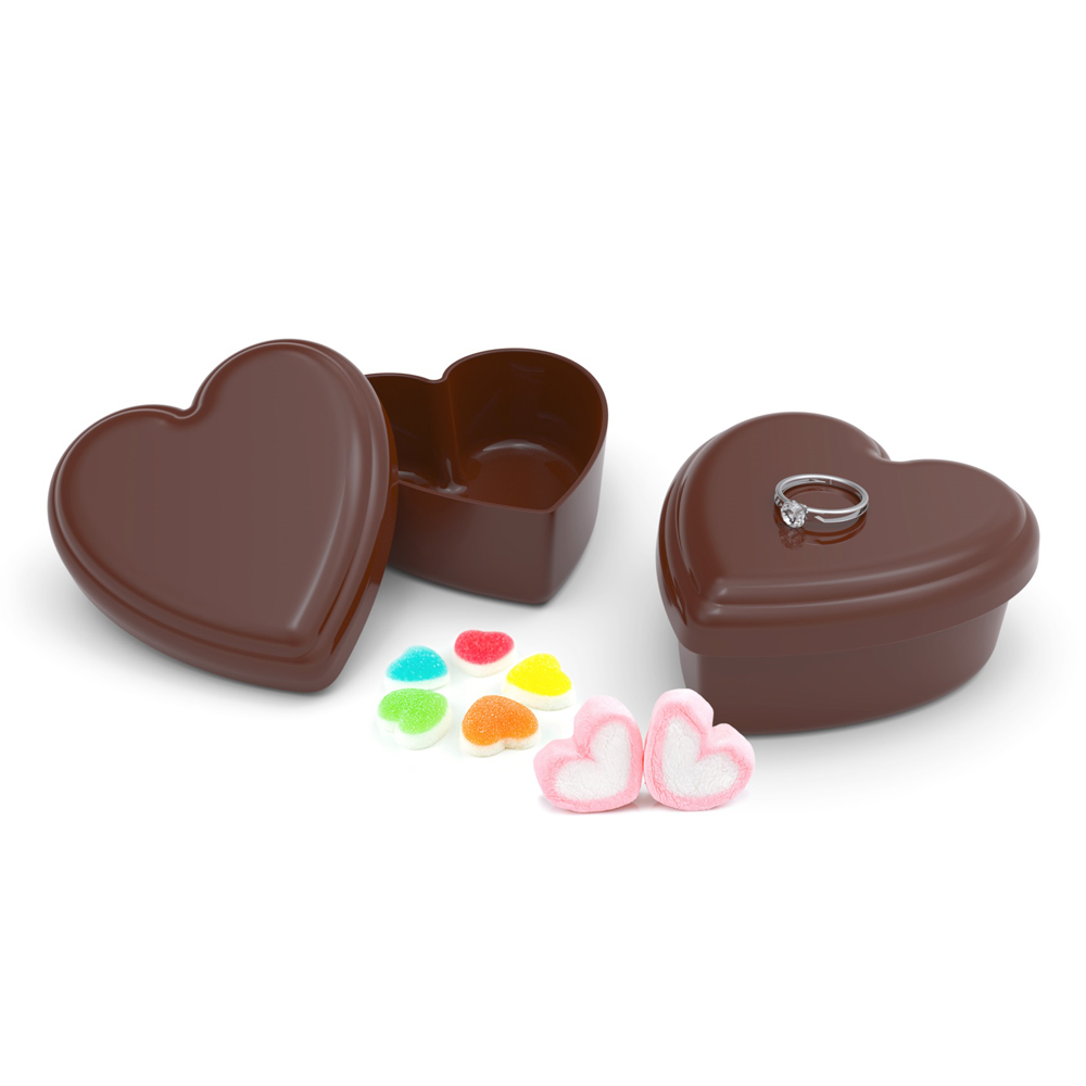 Molde Caja Corazón de Chocolate - Imagen 2