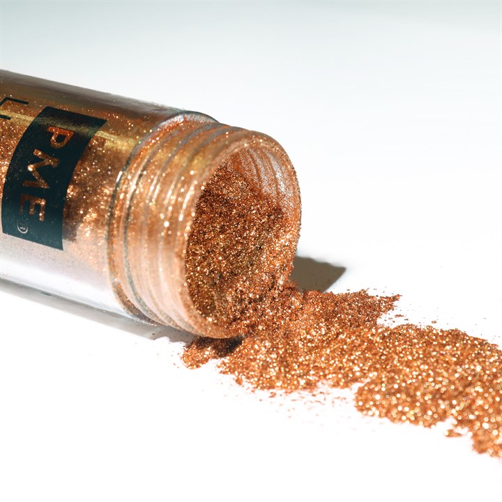 Polvo Lustre Comestible Nieve Oro Rosa - PME - - Imagen 2