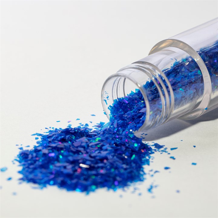 Magic Sparkles Copos de Glitter Iridiscente Comestible Zafiro Azul - PME - - Imagen 2