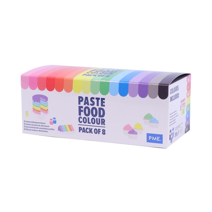 Colorante Alimentario en Pasta Set de 8 - PME - - Imagen 2