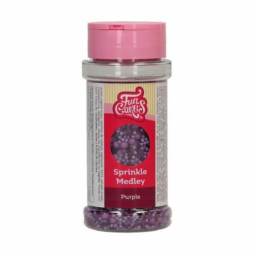 Sprinkle Medley Morado - Funcakes - - Imagen 2