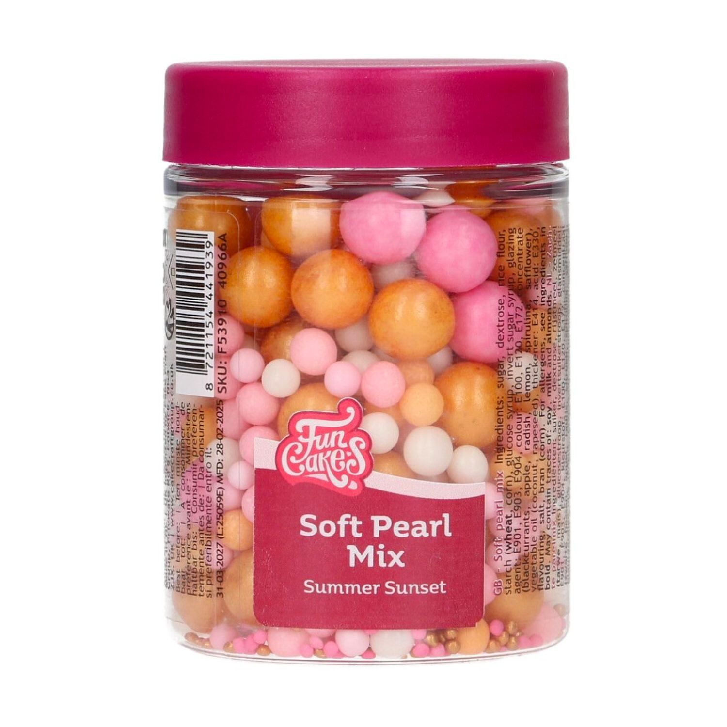 Perlas de Azúcar Blandas Mix Summer Sunset - Funcakes - - Imagen 2