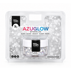 Azuglow Sparkle Plata- Azucren - - Imagen 2
