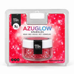 Azuglow Sparkle Rojo- Azucren - - Imagen 2
